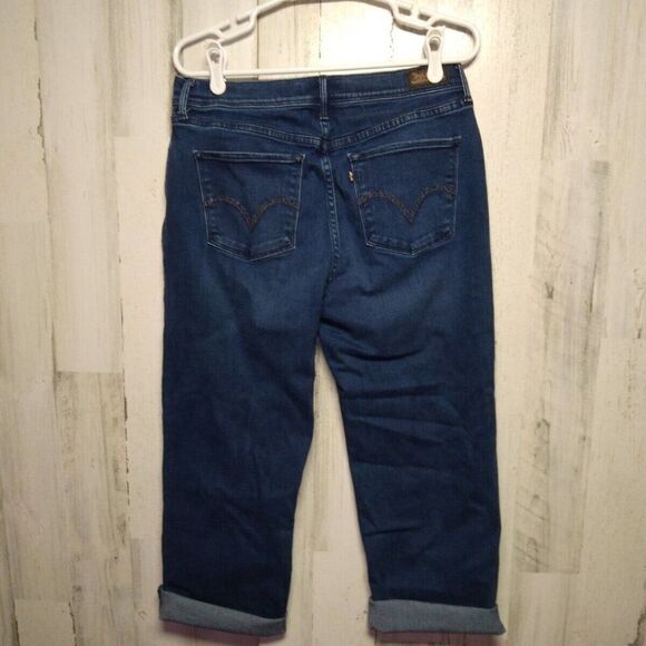 Levi's Perfectly Slimming 512 Cutoff Raw Hem Size 14 31x25 - Picture 2 of 9